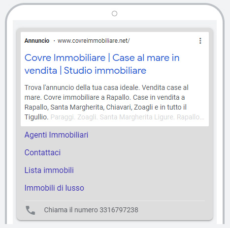 covre annuncio google adwords